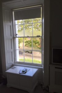 Sash window renovation - before