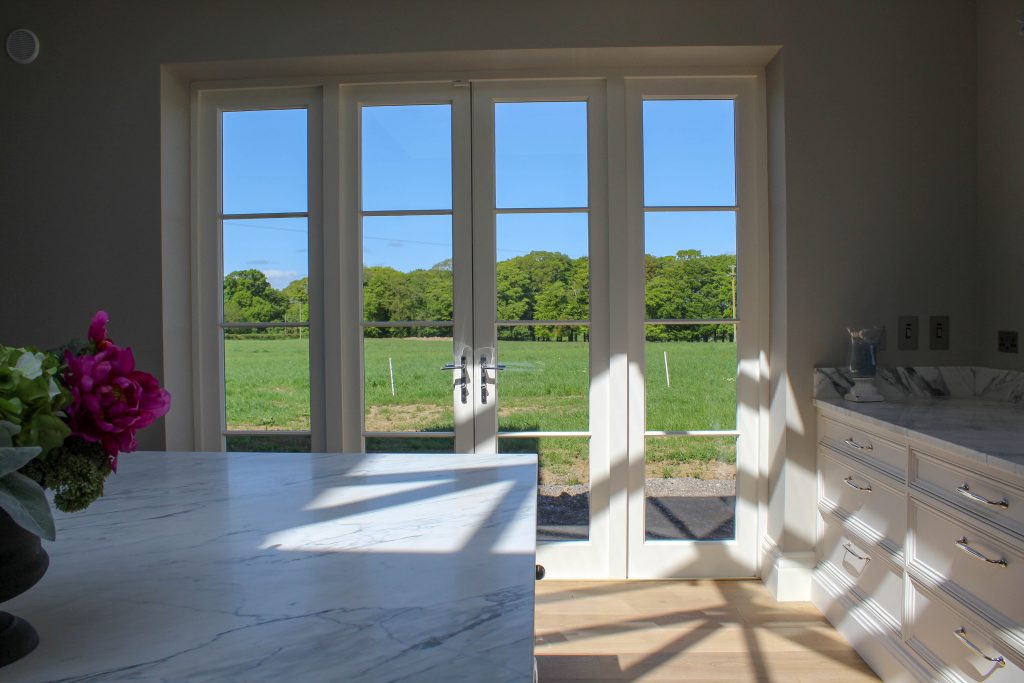 Timber french doors